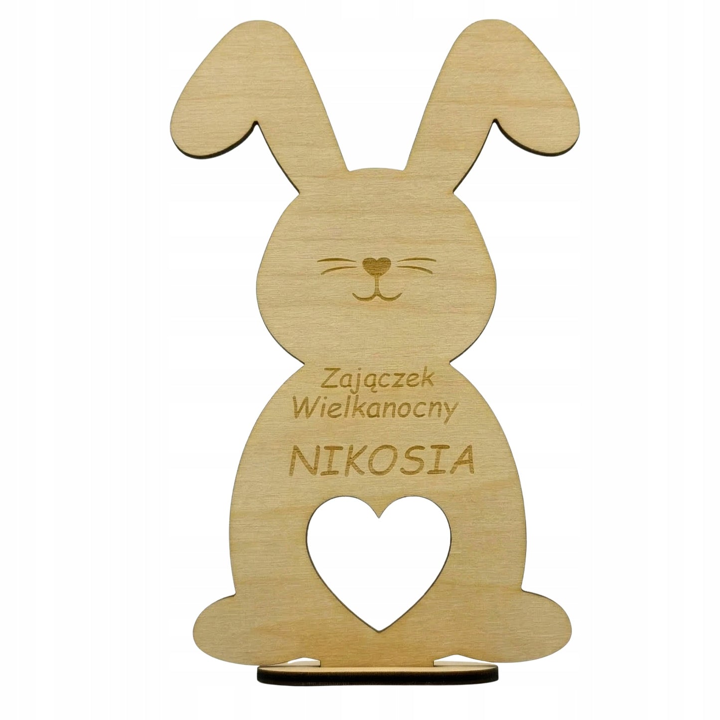Personalizowany Zając Wielkanocny 15 cm z Twoim Imieniem
